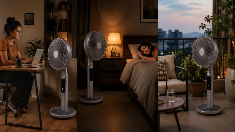 Ventilador recargable portátil para uso diario