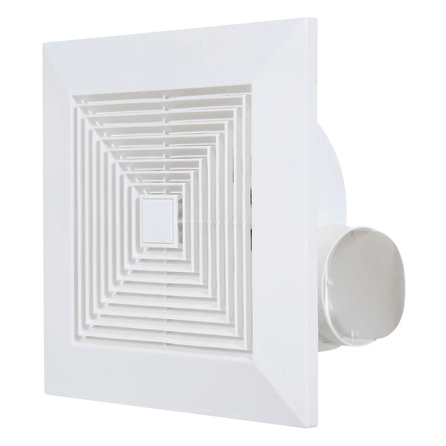 Extractor de aire FE-02 blanco con persiana de 8, 10 y 12 pulgadas