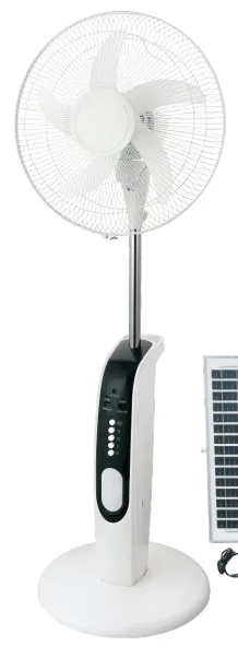Ventilador solar y recargable personalizado de fábrica